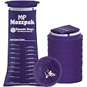 MP MOZZPAK Vomit Bags Disposable 24 Pack - 1000ml Emesis Bags, Leak-Proof Barf Bag, Travel Friendly Puke &amp; Nausea Bag for Motion Sickness, Medical Grade Throw up Relief for Car, AirPlane, &amp; Road Trip