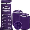 MP MOZZPAK Vomit Bags Disposable 50 Pack - 1000ml Emesis Bags, Leak-Proof Barf Bag, Travel Friendly Puke &amp; Nausea Bag for Motion Sickness, Medical Grade Throw up Relief for Car, AirPlane, &amp; Road Trip