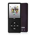 Mp3 Mp4 Player for Kids, MP3 Player with 1.8in HD Screen, FM Radio, Earphone, Portable HiFi Audio Player with Voice Recorder Video Photo Viewer E Book Games (Black)