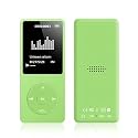MP3 MP4 Player for Kids with 1.8in HD Screen, FM Radio, Voice Recorder, Video Photo Viewer, E Book, Games, Portable HiFi Audio Player, Green