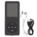 MP3 Player, 1.8 Inch Display Screen Music Player, Multifunctional Portable MP3 Music Player for Going Out, Traveling and Entertainment(Black)