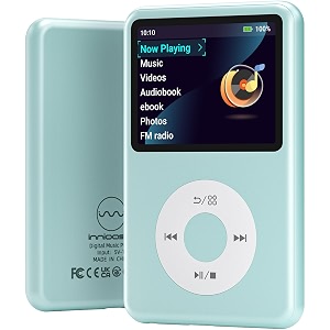 mp3 player with bluetooth y1 portable music digital players supports playlist audiobook video nice gadget for kids teal
