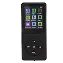 MP4 Music Player 1.8 Inch LCD Digital Music Player, Ultra Thin MP3 MP4 Player Support 32GMemory Card Portable Digital Music Player Video for Sports Travel (Black)