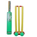 MPH ENTERPRISE Cricket kit for kids | Plastic 20-20 Cricket kit for Kids Cricket Set of 3-6 Year Boys Bat & Ball Set Playing Outdoor and Indoor Sports Game Toy (20-20 Cricket kit) (green)