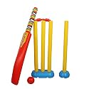 MPH ENTERPRISE Cricket kit for kids | Plastic 20-20 Cricket kit for Kids Cricket Set of 3-6 Year Boys Bat &amp; Ball Set Playing Outdoor and Indoor Sports Game Toy (20-20 Cricket kit) (red 1)