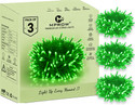 MPROW 40 LEDs 11 m Green Steady Bulb Rice Lights