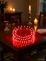 MPROW 40 LEDs 11 m Red Steady Bulb Rice Lights