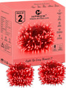MPROW 40 LEDs 11 m Red Steady Bulb Rice Lights