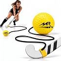Mr. Assist Field Hockey Trainer, Solo Passing Rebounder Ball with Bungee