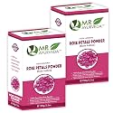 MR Ayurveda 100% Pure Rose Petals Powder Organic | Rose Petals Powder for Skin | Rose Petals Powder for Face | No Added Chemicals - Set of 2 (200 Grams)