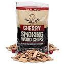 Mr Bar-B-Q Cherry Wood Smoker Chips, 100% All Natural Wood Chips for Smokers, Works with Smoker, Gas, Electric Grill, Sweet & Fruity Flavor for Smoking, Grilling, BBQ, Camping (1.8 lb Bag)
