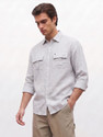 Mr Bowerbird Men Regular Fit Solid Spread
