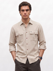 Mr Bowerbird Men Relaxed Fit Self Design
