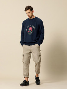 Mr Bowerbird Self Design Round Neck Casual