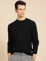 Mr Bowerbird Self Design Round Neck Casual