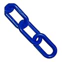 Mr. Chain Plastic Barrier Chain, Blue, 100 ft Length (30026-100)