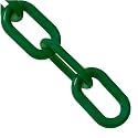 Mr. Chain Plastic Barrier Chain, Evergreen, 100 ft Length (30054-100)