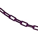Mr. Chain Plastic Barrier Chain, Purple, 1.5 in x 100 ft Length (30023-100)