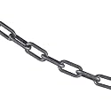 Mr. Chain Plastic Barrier Chain, Silver, 25 ft Length (30008-25)
