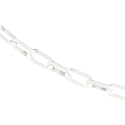 Mr. Chain Plastic Barrier Chain, White, 25 ft Length (30001-25)