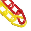 Mr. Chain Plastic Barrier Chain, Yellow, 100 ft Length (30037-100)