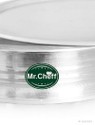 Mr. Cheff Janapriya Hindalium/Indolium Uruli With Lid Pot 46 cm diameter 14 L capacity with Lid (Aluminium)