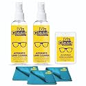 Mr. Clean Combo Lens Cleaner 100ml (Pack of 2) +(20ml) with 3 Microfiber Cloths | Streak-Free Glass Cleaner for Eyeglasses, Sunglasses, Camera Lenses &amp; Screens | Safely Cleans Fingerprints, Dust &amp; Oil