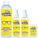 Mr. Clean Combo Lens Cleaner 500ml + 100ml (Pack of 2) + (20ml) | Streak-Free Glass Cleaner for Eyeglasses, Sunglasses, Camera Lenses &amp; Screens | Safely Cleans Fingerprints, Dust &amp; Oil