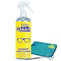 Mr. Clean Combo Lens Cleaner 500ml with 1 Microfiber Cloth &amp; Screwdriver | Streak-Free Glass Cleaner for Eyeglasses, Sunglasses, Camera Lenses &amp; Screens | Safely Cleans Fingerprints, Dust &amp; Oil