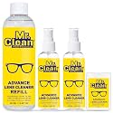 Mr. Clean Lens Cleaner (500ml + 100ml + 20ml)| Streak-Free Glass Cleaner for Eyeglasses, Sunglasses, Camera Lenses &amp; Screens | Cleans Fingerprints, Dust &amp; Oil.