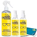 Mr. Clean Lens Cleaner (500ml + 100ml + 100ml) with Microfiber Cloth &amp; Screwdriver | Streak-Free Glass Cleaner for Eyeglasses, Sunglasses, Camera Lenses &amp; Screens | Cleans Fingerprints, Dust &amp; Oil.