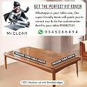 MR.CLEAR Transparent Table Cover 106 x