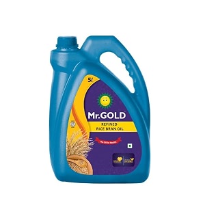 mr gold refined rice bran oil 5l can