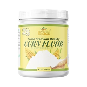 mr kool corn flour powder 400 gm pack of 3  maize flour for frying baking amp cooking  thickening ararot flour for soups gravies sauces amp cakes