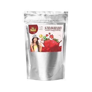 mrkool refreshing strawberry flavor instant drink powder 400gm