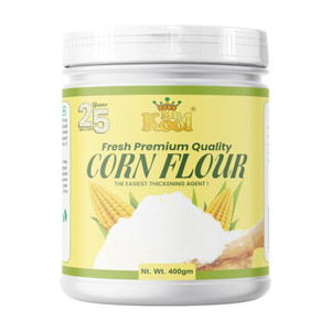 mrkool natural corn flour makki atta 400g jar 04 kg