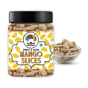 mr merchant mango slice 300 gm jar pack  sweet candy 300 g