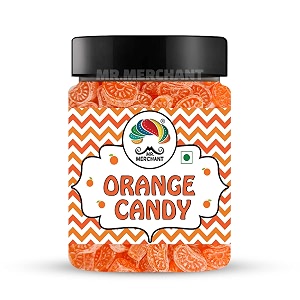 mr merchant orange candy narangi goli 300g