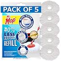 Mr. Mop 360 Rotating Magic Microfiber Spin Mop Refill for Floor Cleaning, Mob Refiller & Head Replacement Accessories (Pack of 5)