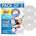 Mr. Mop 360 Rotating Magic Microfiber Spin Mop Refill for Floor Cleaning, Mob Refiller &amp; Head Replacement Accessories (Pack of 3)