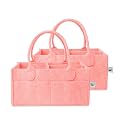 Mr. Pen- Baby Diaper Caddy Organizer, 2 Pack, Pink