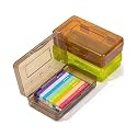 Mr. Pen- Plastic Pencil Case Box, 3 Pack, Large Crayon Marker Pen Organizer