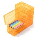 Mr. Pen- Plastic Pencil Case Box, 6 Pack