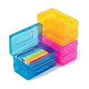 Mr. Pen- Plastic Pencil Case Box, 6 Pack