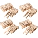 Mr. Pen- Large Wooden Clothes Pins, 2.9 Inch, 200 Pack | Natural Wood Clips for Crafts, Classroom Projects, Hanging Photos, Chip Bags, Decoration, Rust Resistant Spring