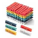 Mr. Pen- Large Wooden Clothes Pins, 2.9 Inch, 50 Pack, Natural Wood Clips for Crafts, Classroom Projects, Hanging Photos, Chip Bags, Decoration, Rust Resistant Spring