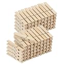 Mr. Pen- Large Wooden Clothes Pins, 2.9 Inch, 100 Pack, Bulk Natural Wood Clips for Crafts, Classroom Projects, Hanging Photos, Chip Bags, Decoration, Rust Resistant Spring