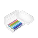 Mr. Pen- Plastic Pencil Case Box, 2 Pack, Large Crayon Marker Pen Organizer