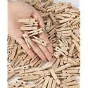 Mr. Pen- Wooden Clothes Pins, Natural Wood, 200 pcs, 1.4 Inch | White Mini Clothes Pins for Hanging Pictures
