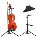Mr.Power Universal Violin Ukulele Stand with Bow Holder Tripod Stand